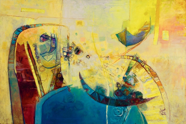 يلتهمُ ألَمهُ كوجبة