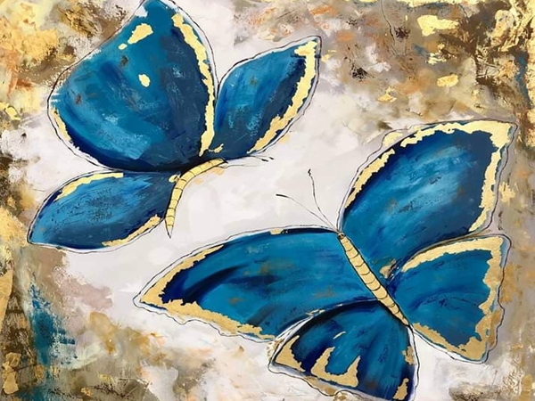 الفراشة القزحية