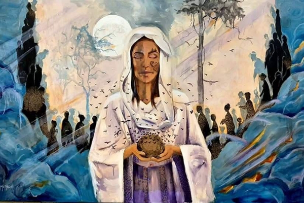 التشكيلية ڤيڤيان الصايغ.. الرسم خلف أسلاك&nbsp;شائكة