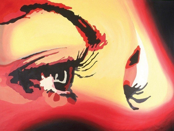 سواد عينيها