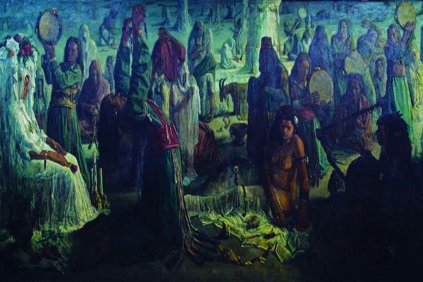 قراءة في لوحة «الزار» لصبري&nbsp;منصور