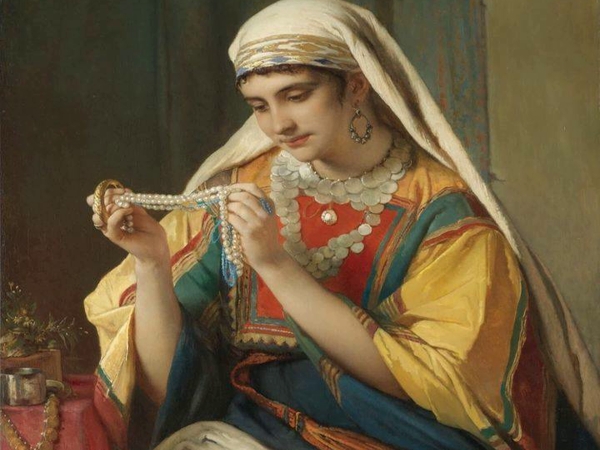 فَدَفَعْتُهَا فتَدَافَعَتْ مَشْيَ الْقَطَاةِ إِلَى&nbsp;الْغَدِيرِ