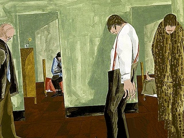 وعل ينطح الهواء!