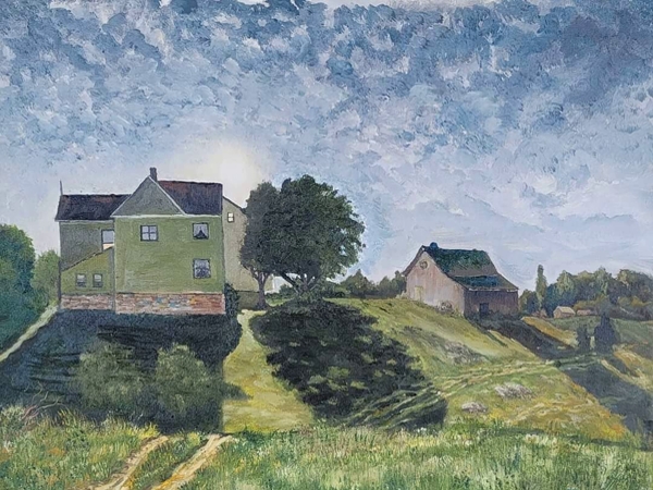 أبعاد ثلاثية لشجرة تختفي وراء&nbsp;الظل