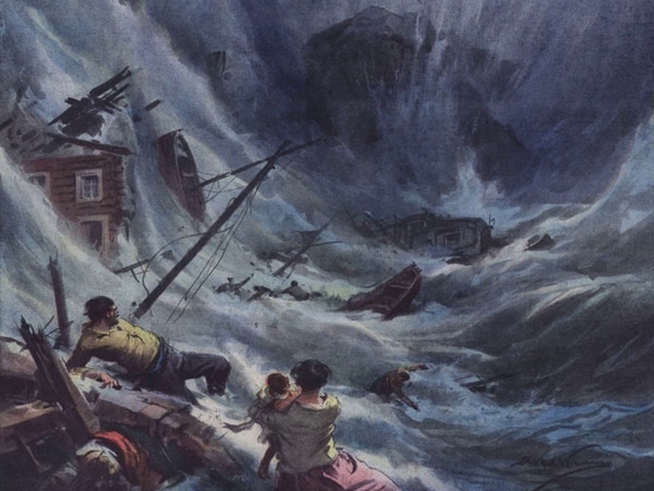 تسونامي ليبيا