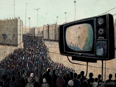 التشكيلي حازم بيطار.. للوحة حكايات&nbsp;دافئة