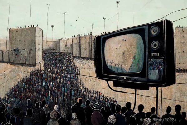 التشكيلي حازم بيطار.. للوحة حكايات&nbsp;دافئة