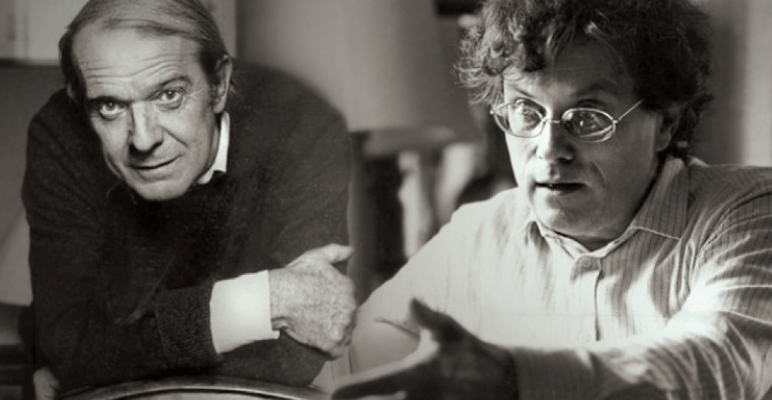 جيل دولوز (يمين) وفيليكس غوتاري (يسار)