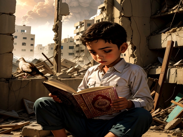 لك اللهُ يا غزةَ&nbsp;الصابرةْ