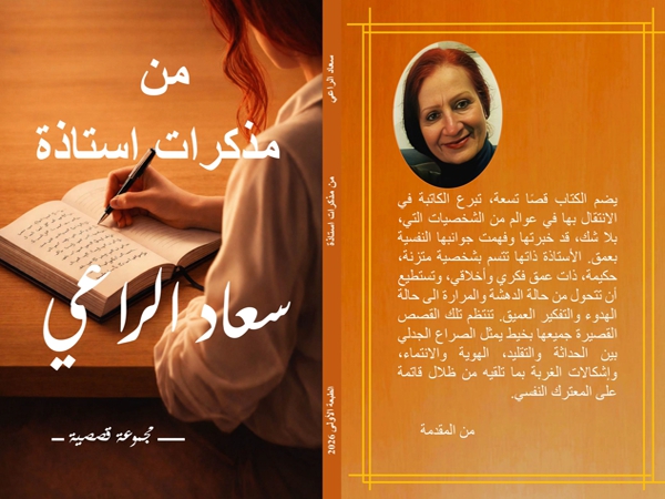 «من مذكرات أستاذة» إصدار جديد للروائية سعاد&nbsp;الراعي